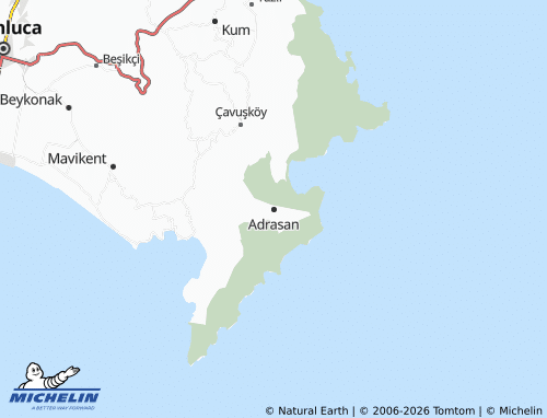 Mappa MICHELIN Adrasan - ViaMichelin