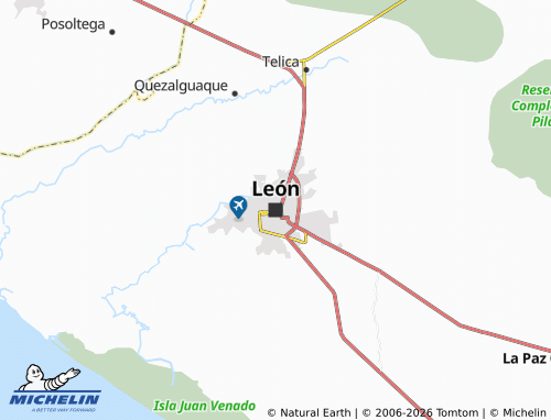 Carte MICHELIN León - ViaMichelin