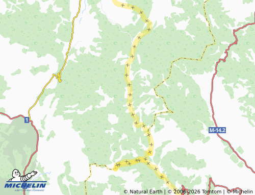Mappa MICHELIN Tiškovac Lički - ViaMichelin
