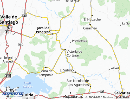 Mappa MICHELIN Victoria de Cortázar - ViaMichelin