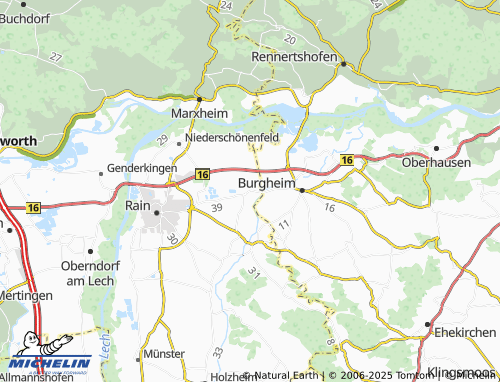 MICHELIN Staudheim map - ViaMichelin