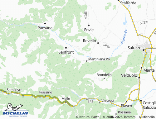 Kaart MICHELIN Gambasca - ViaMichelin