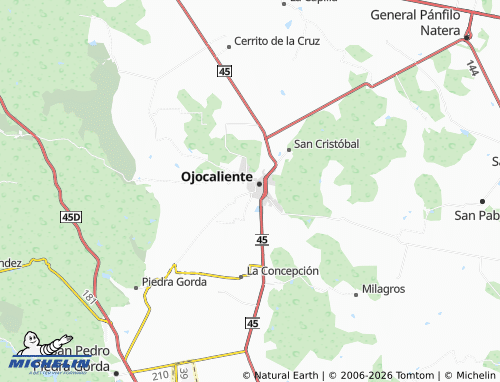 Kaart MICHELIN El Fresno - ViaMichelin