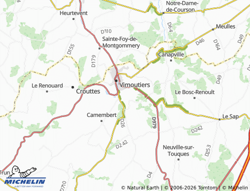 MICHELIN Le Pont Percé map - ViaMichelin