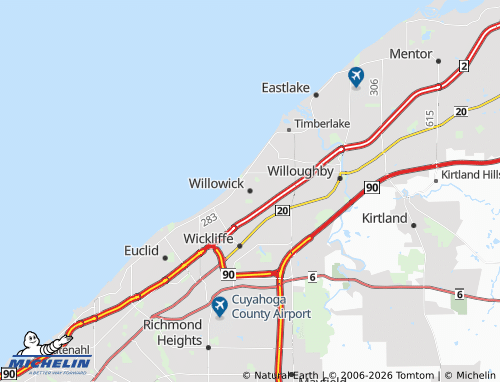 Mappa MICHELIN Willowick - ViaMichelin