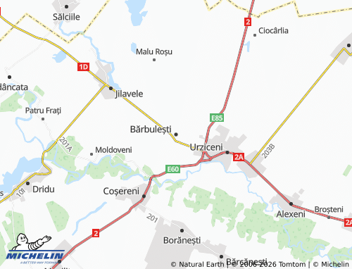 Mappa MICHELIN Bărbulești - ViaMichelin