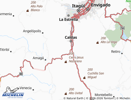 Carte MICHELIN La Chuscala - ViaMichelin