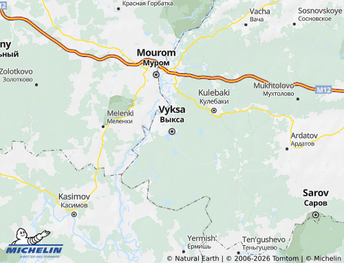 MICHELIN-Landkarte Vyksa - ViaMichelin