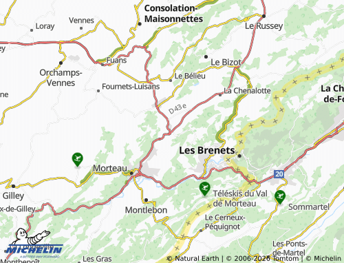 Kaart MICHELIN Les Fins - ViaMichelin
