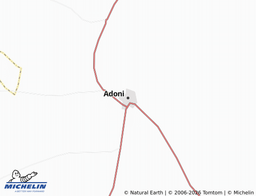 Mappa MICHELIN Adoni - ViaMichelin
