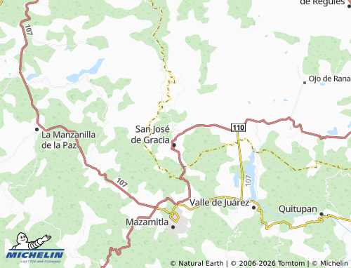 Mapa MICHELIN Jardines de Belén - ViaMichelin