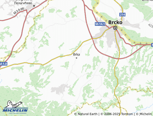 Mappa MICHELIN Brka - ViaMichelin