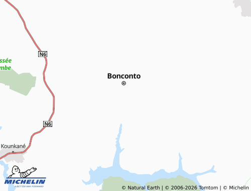 Mapa MICHELIN Mandoufou Kali - ViaMichelin