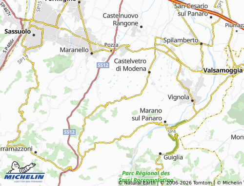 MICHELIN-Landkarte Levizzano Rangone - ViaMichelin