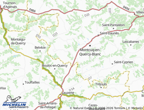 Mappa MICHELIN Lebreil - ViaMichelin