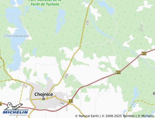 MICHELIN-Landkarte Kłodawa - ViaMichelin