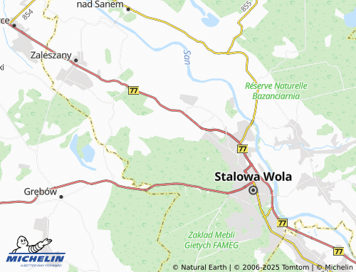 MICHELIN Obojna map - ViaMichelin
