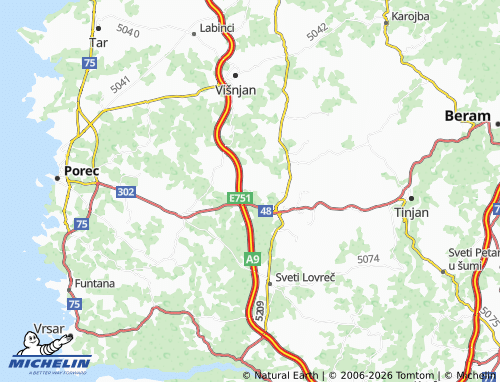 MICHELIN-Landkarte Katun - ViaMichelin