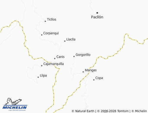 MICHELIN-Landkarte Gorgorillo - ViaMichelin