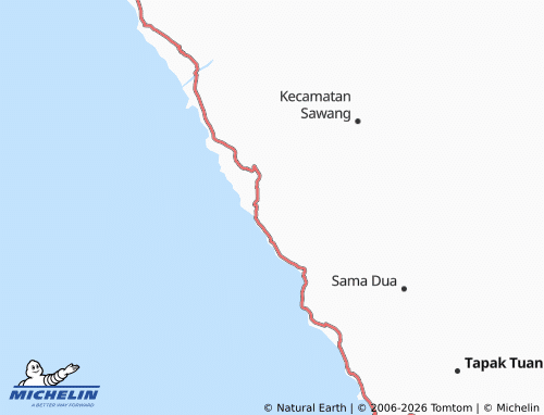 Mapa MICHELIN Trieng Meuduro Baroh - ViaMichelin