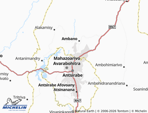 Mappa MICHELIN Tsiafahy - ViaMichelin