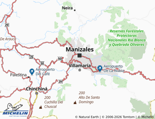 Mappa MICHELIN El Nevado - ViaMichelin