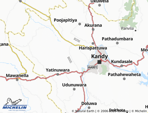 Mappa MICHELIN Pelawa Pahalagama - ViaMichelin