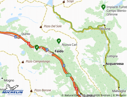 Mappa MICHELIN Molare - ViaMichelin