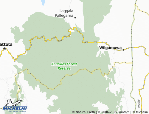 MICHELIN Ranamuregama map - ViaMichelin