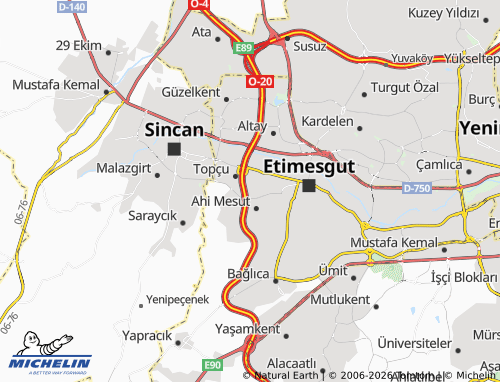 Mapa MICHELIN Elvan - ViaMichelin