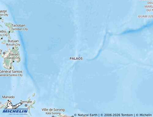 MICHELIN Palau map - ViaMichelin