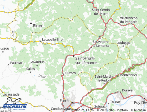Carte MICHELIN Saint-Front-sur-Lémance - ViaMichelin
