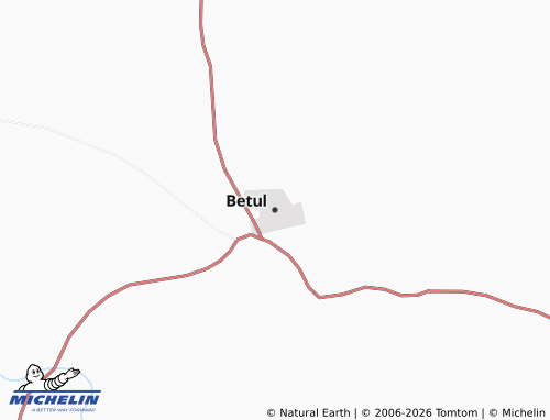 Mapa MICHELIN Betul - ViaMichelin