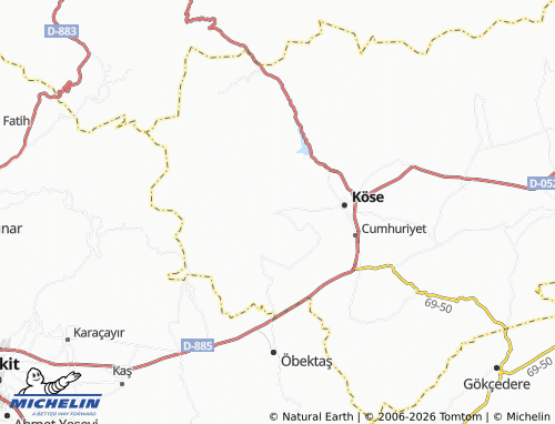 MICHELIN Kayadibi map - ViaMichelin