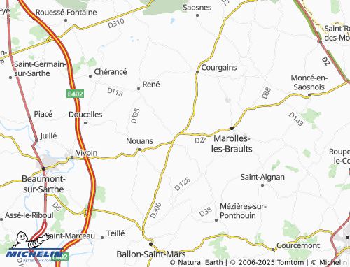 MICHELIN Dangeul map - ViaMichelin