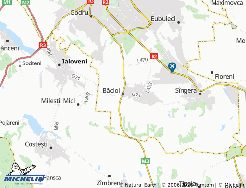 Mappa MICHELIN Băcioi - ViaMichelin