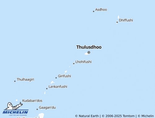 Carte MICHELIN Gashurifinolhu - ViaMichelin
