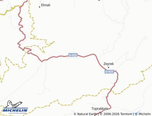 MICHELIN Mülkköy map - ViaMichelin