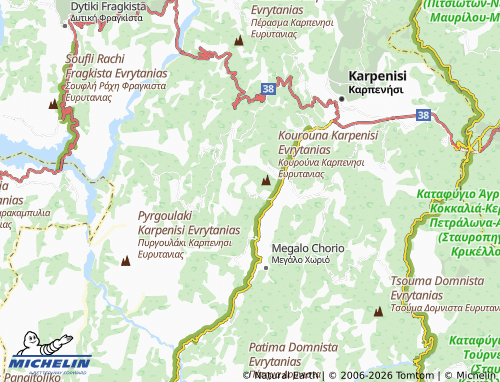 Carte MICHELIN Nostimo - ViaMichelin
