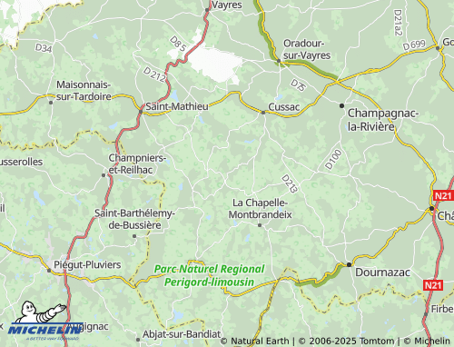 Mapa MICHELIN Boubon - ViaMichelin