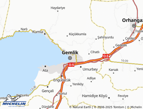 MICHELIN Yeni map - ViaMichelin