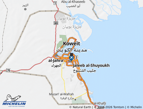 Mapa MICHELIN al-'Asimah - ViaMichelin
