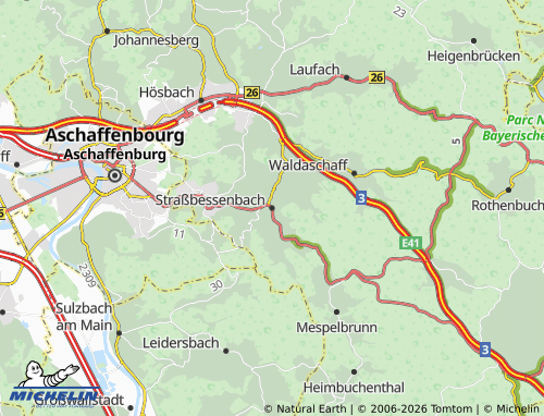 Mapa MICHELIN Straßbessenbach - ViaMichelin