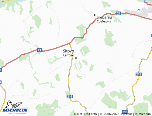 MICHELIN Sitovo map - ViaMichelin