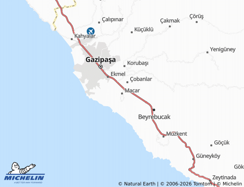 Mapa MICHELIN Macar - ViaMichelin