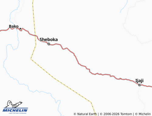 MICHELIN Tibe map - ViaMichelin