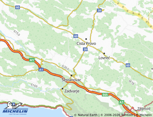 MICHELIN Katuni map - ViaMichelin