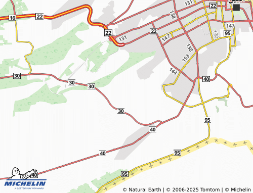 MICHELIN Al Qisees map - ViaMichelin