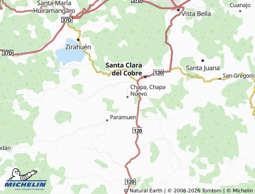 Mapa MICHELIN Chapa, Chapa Nuevo - ViaMichelin