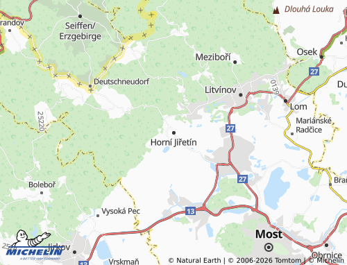 Mappa MICHELIN Horní Jiřetín - ViaMichelin